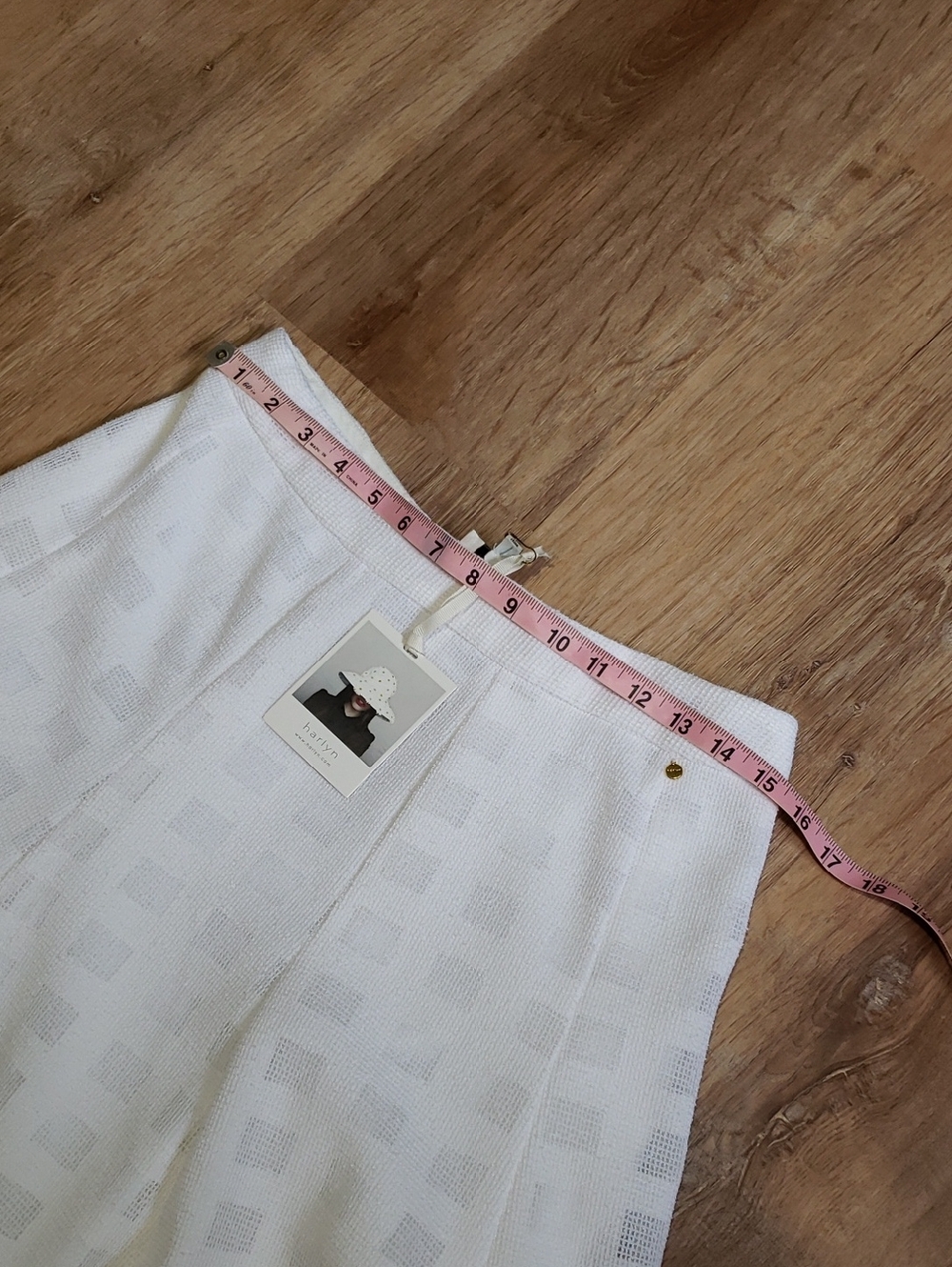 NWT RARE Anthropologie Harlyn Windowpane A-line Skirt, Size Medium - Picture 7 of 11